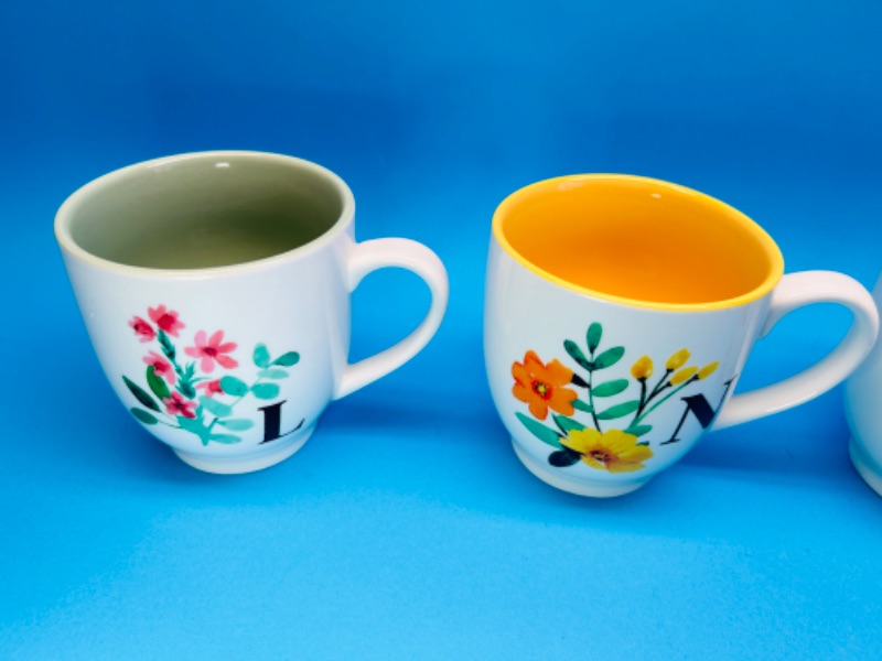 Photo 3 of 150443… 4 monogram mugs