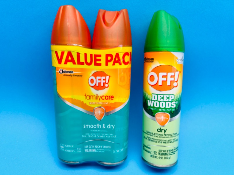 Photo 1 of 150449…3 OFF insect repellent sprays 