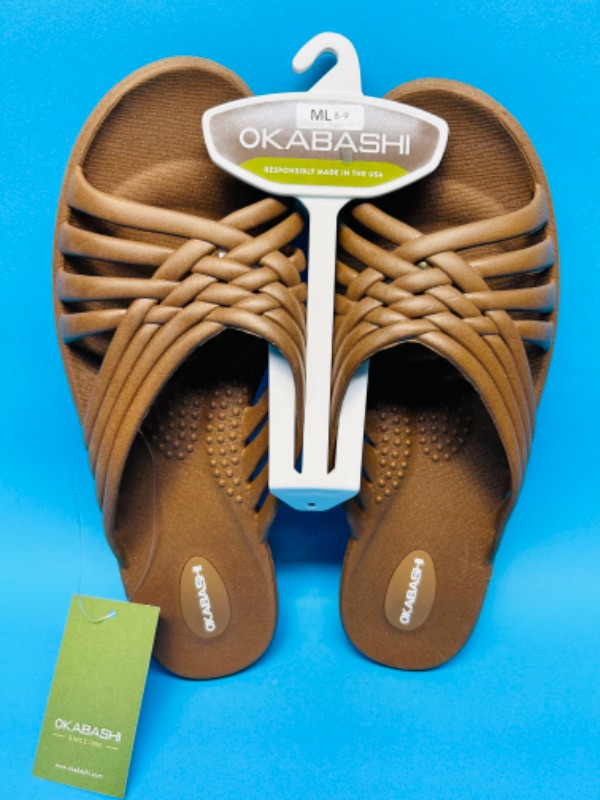 Photo 1 of 150465…women’s size M 8-9 Okabashi sandals