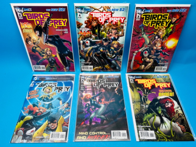 Photo 1 of 150512…6 birds of prey  comics in plastic sleeves 