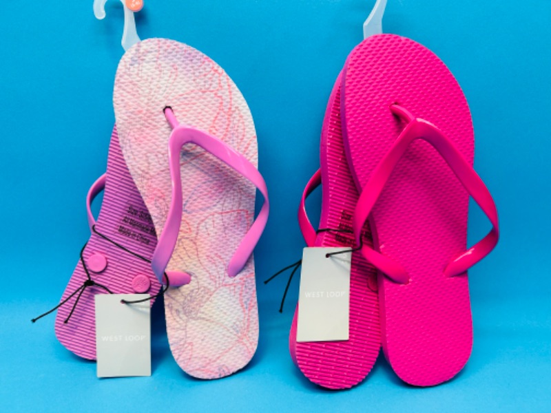 Photo 1 of 150543…  2 pair of ladies sandals size s5-6