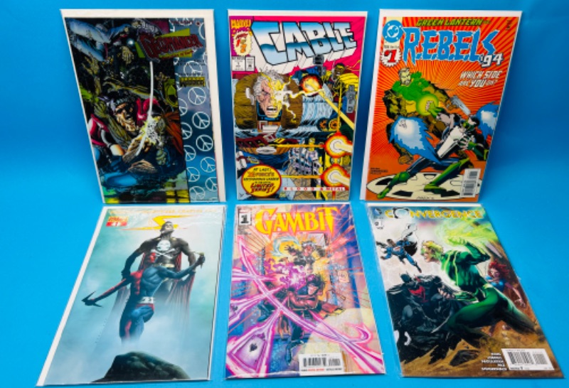 Photo 1 of 150615… 6 comics all #1’s in plastic sleeves 