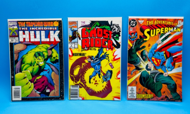 Photo 1 of 150625…3 older  comics in plastic sleeves 