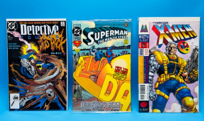 Photo 1 of 150630…3 older  comics in plastic sleeves 