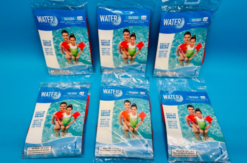 Photo 1 of 150659…6 pairs of kids water arm bands 