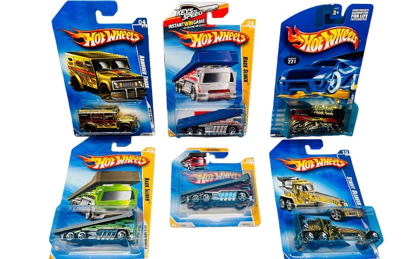 Photo 1 of 150710… 6 hot wheels die cast trucks