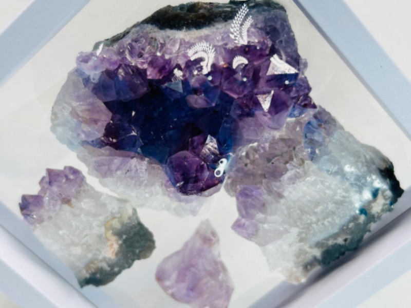 Photo 2 of 150739…amethyst crystals in 4 x 4” display 