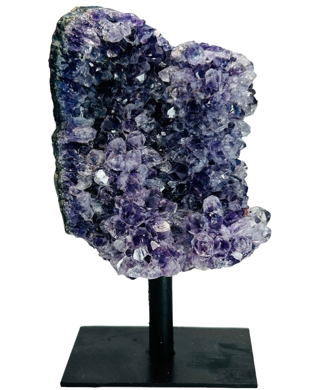 Photo 1 of 150748…6”  amethyst crystal rock on stand - height includes display stand