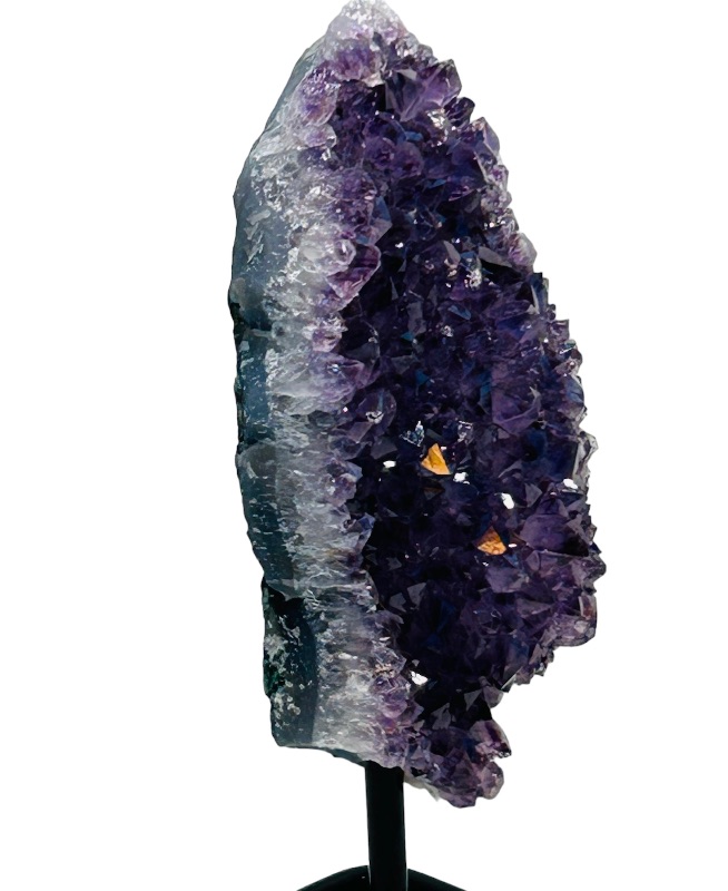 Photo 3 of 150750…6”  amethyst crystal rock on stand - height includes display stand
