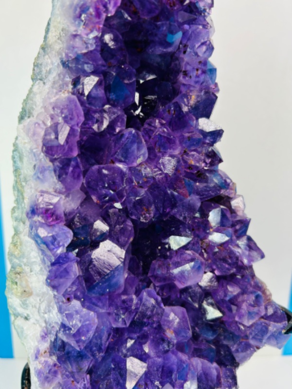 Photo 7 of 150757…xxlarge 12” amethyst crystal rock on stand -height includes display 