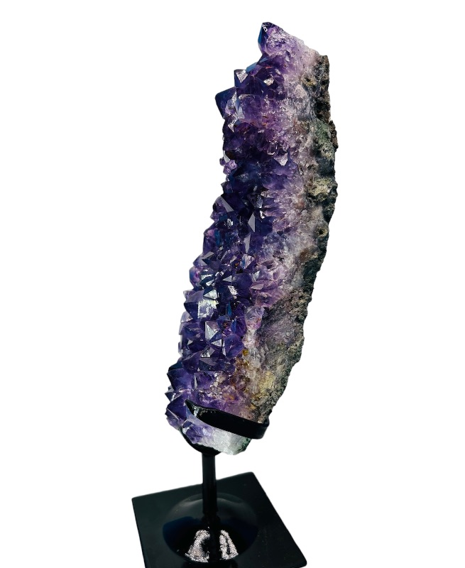 Photo 3 of 150757…xxlarge 12” amethyst crystal rock on stand -height includes display 