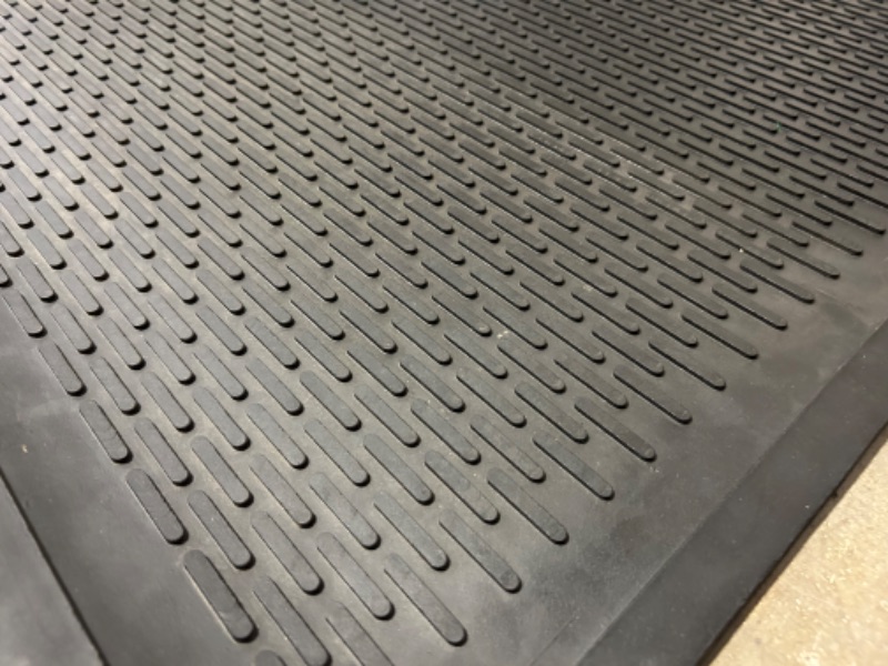 Photo 2 of 150763… exercise equipment mat 3’ 9” x 5’ 8”- for under workout equipment - rubber mat
