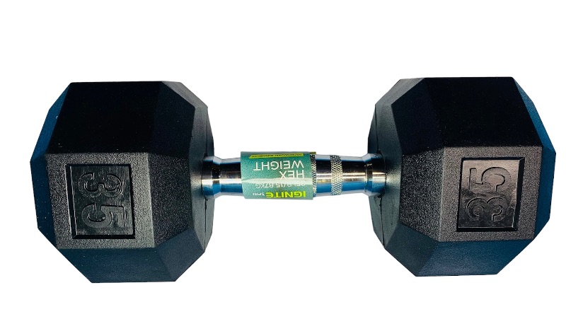 Photo 1 of 150789…ignite 35 pound hex weight dumbbell 