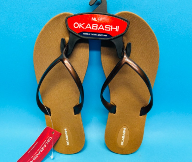 Photo 1 of 150832…women’s size M 8-9 Okabashi sandals 