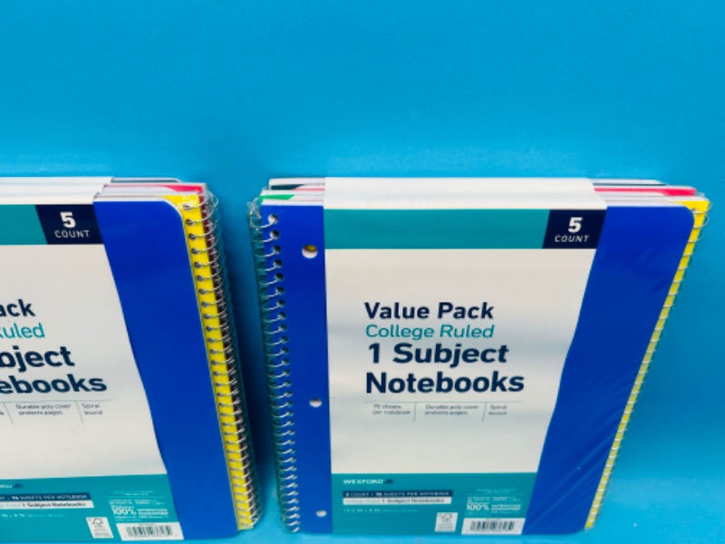 Photo 1 of 150841…10 spiral notebooks 