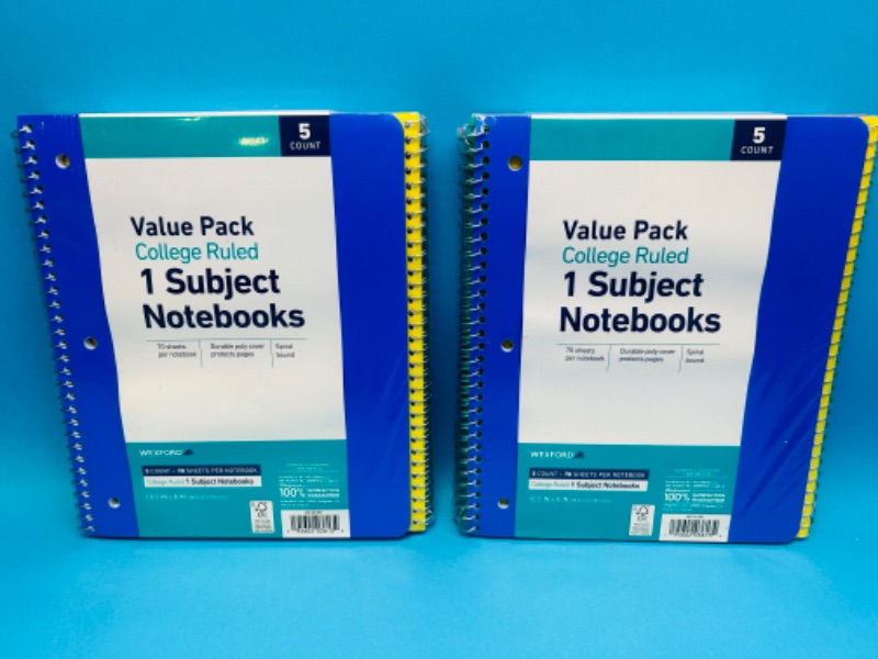 Photo 1 of 150841…10 spiral notebooks 