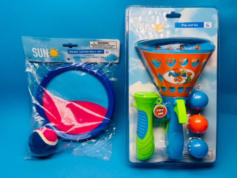 Photo 1 of 150890…pop and go game and catch ball set