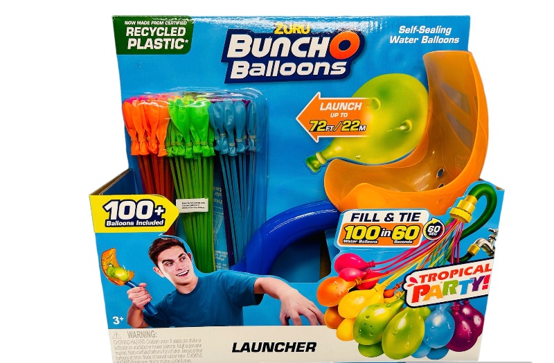 Photo 1 of 150899…100 self sealing water balloons with launcher 