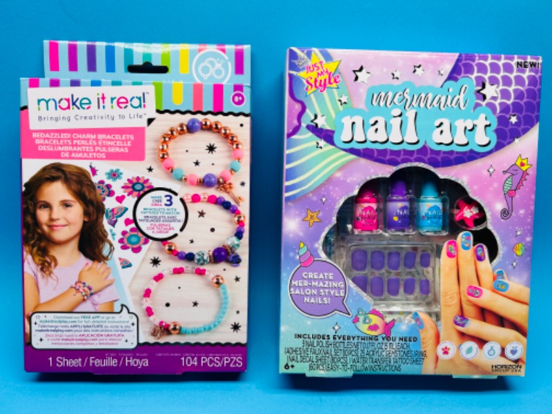 Photo 1 of 150915…nail art and bedazzled charm bracelet kit