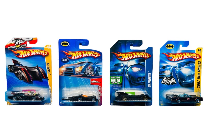 Photo 1 of 151008…4 hot wheels Batman die cast cars 