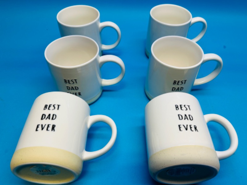 Photo 2 of 151017…6 large best DAD ever mugs 