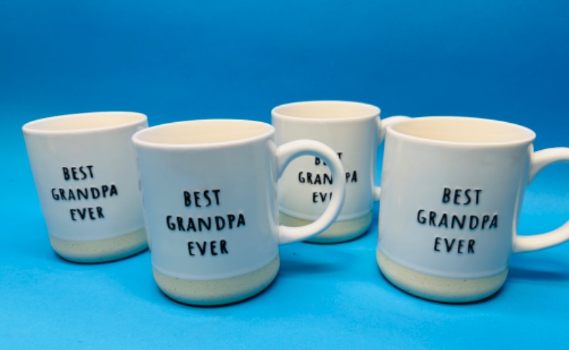 Photo 1 of 151019… 4 large best Grandpa ever mugs 