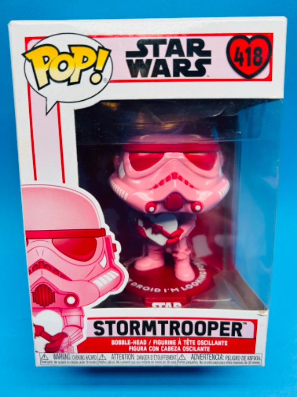 Photo 1 of 151036…Funko Pop Star Wars Stormtrooper bobblehead figure 