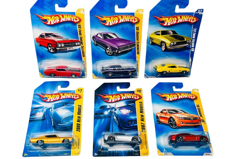 Photo 1 of 151057…6 hot wheels die cast muscle cars