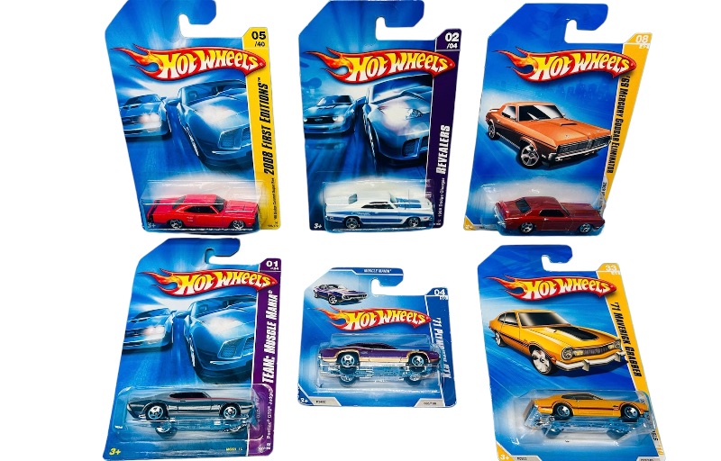 Photo 1 of 151059… 6 hot wheels die cast muscle cars