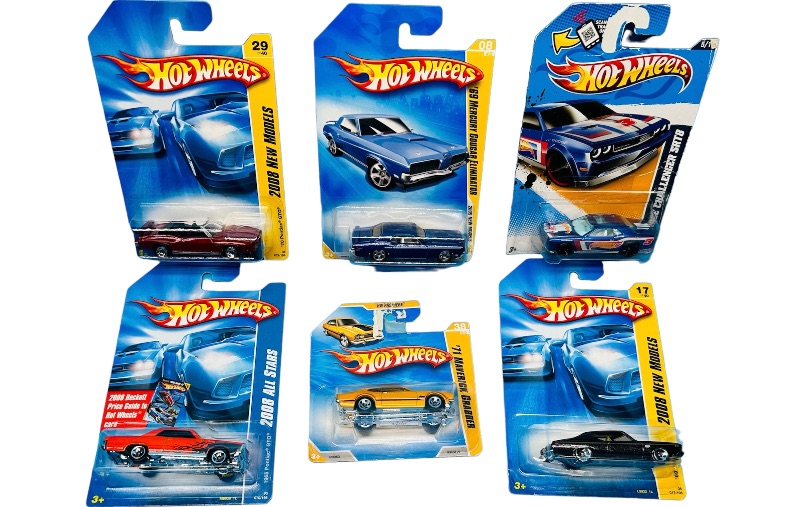 Photo 1 of 151060…6 hot wheels die cast muscle cars 