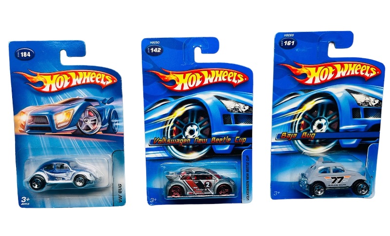 Photo 1 of 151075…3 hot wheels die cast vw Bugs 