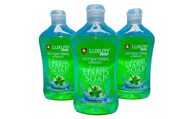 Photo 1 of 151078… 3 luxury antibacterial soaps with aloe vera 16.9 oz each