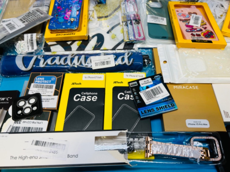 Photo 7 of 151104…various cel phone cases, glass protectors, and more