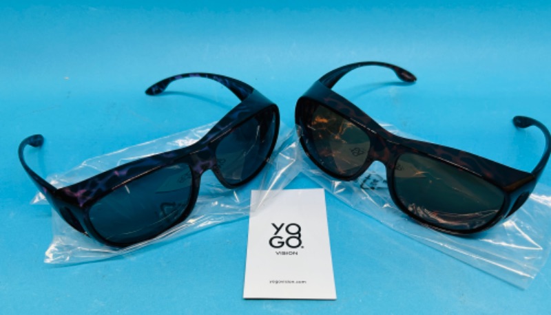 Photo 1 of 151105…2 pairs of YOGO sunglasses 