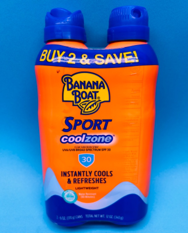 Photo 1 of 151141…2 Banana Boat spray sunscreens 30 SPF 