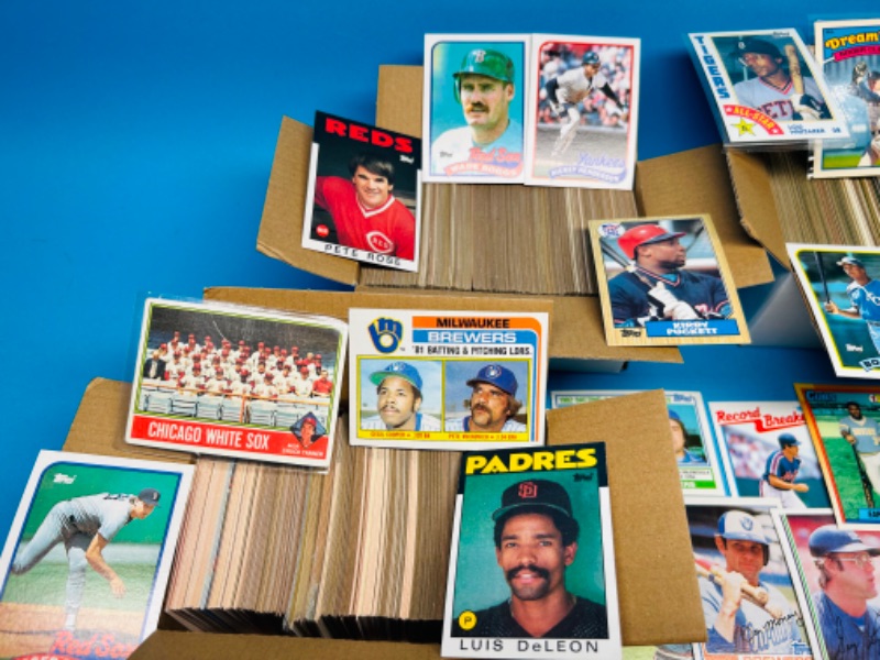 Photo 3 of 151153…4 boxes of baseball trading cards - some may have wear from age