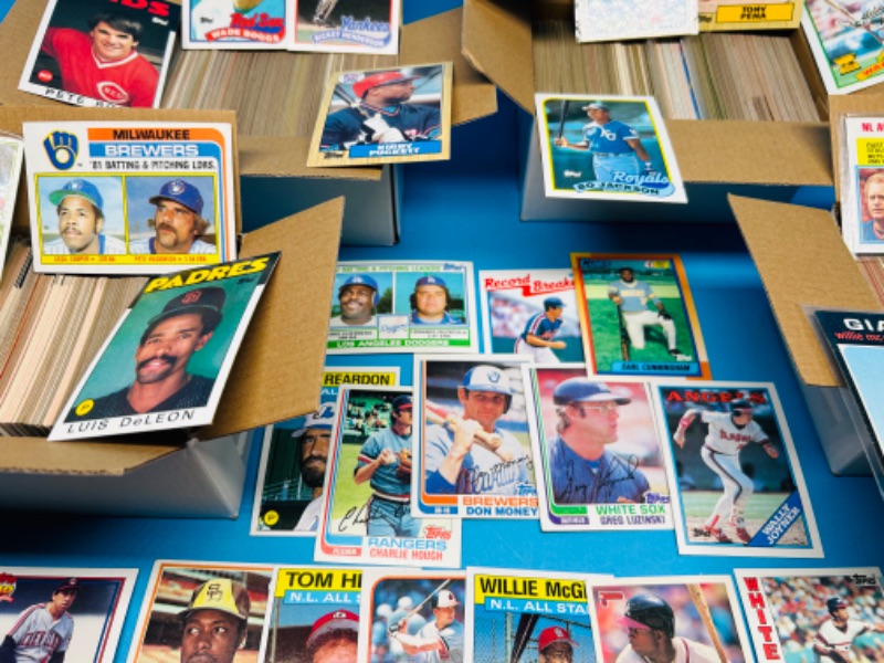 Photo 9 of 151153…4 boxes of baseball trading cards - some may have wear from age