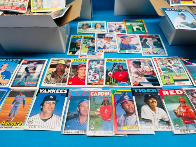 Photo 8 of 151153…4 boxes of baseball trading cards - some may have wear from age