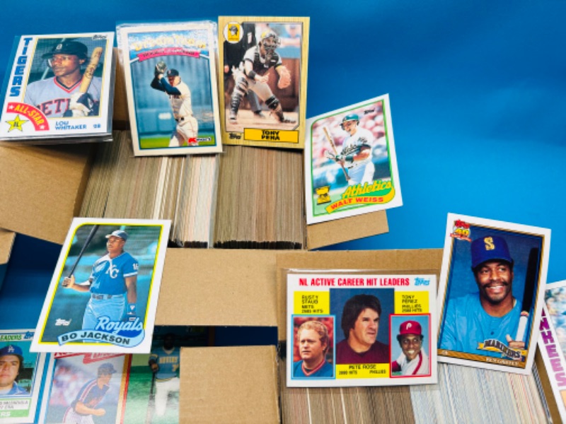 Photo 4 of 151153…4 boxes of baseball trading cards - some may have wear from age