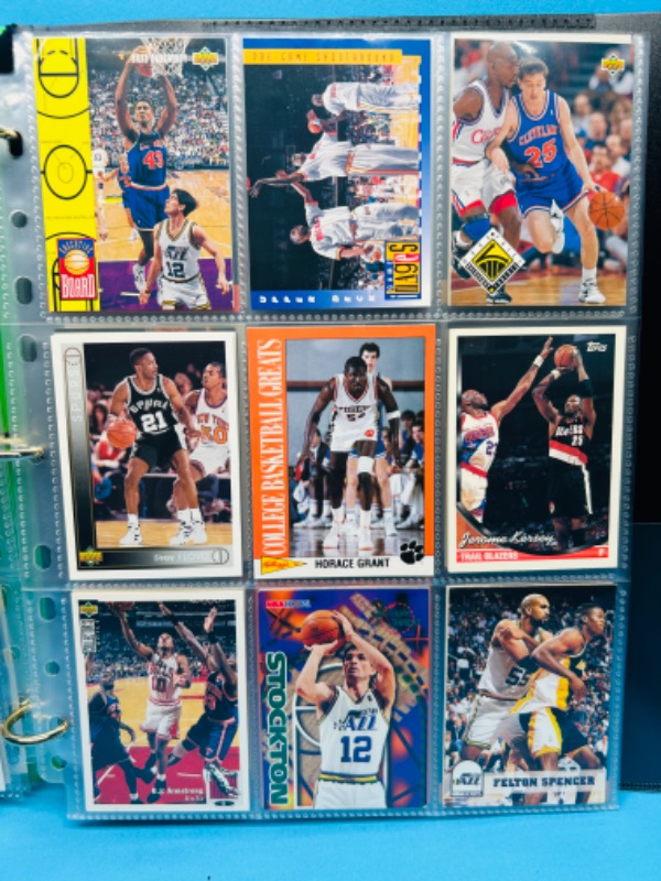 Photo 5 of 151155…90 basketball trading cards in binder 