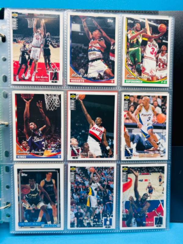 Photo 6 of 151155…90 basketball trading cards in binder 