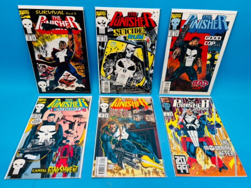 Photo 1 of 151175…6 punisher comics in plastic sleeves 