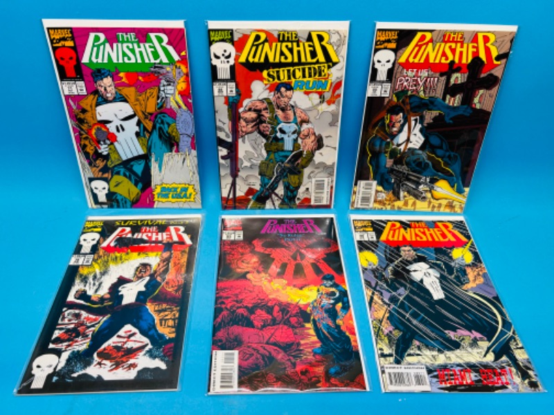 Photo 1 of 151177… 6 punisher comics in plastic sleeves 