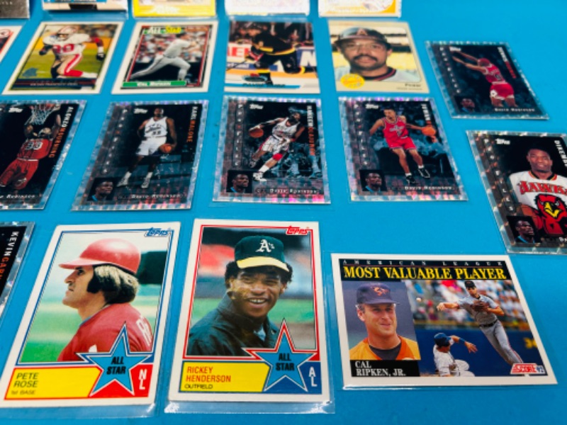 Photo 2 of 151191…collectible sports trading cards in plastic sleeves 