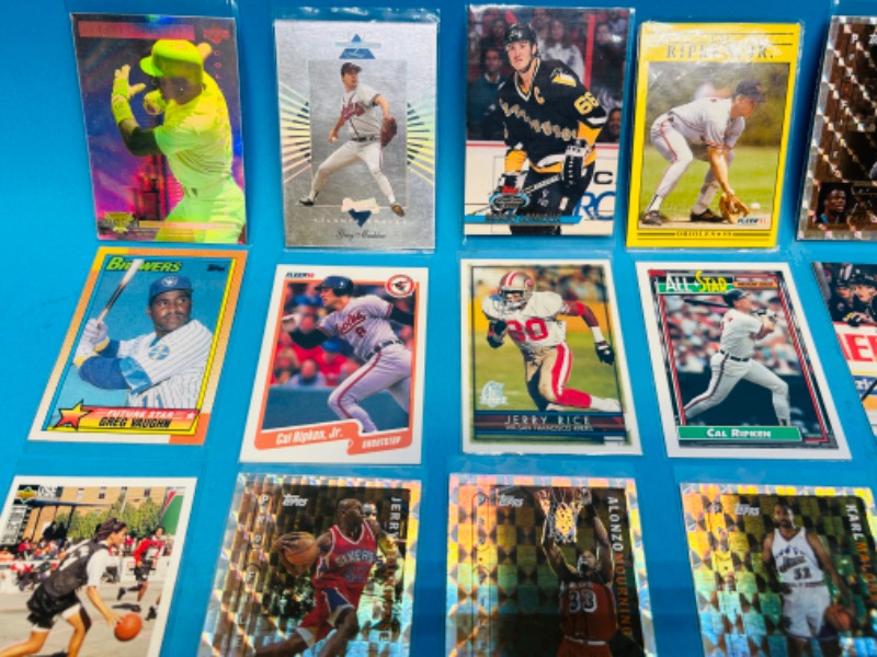 Photo 6 of 151191…collectible sports trading cards in plastic sleeves 