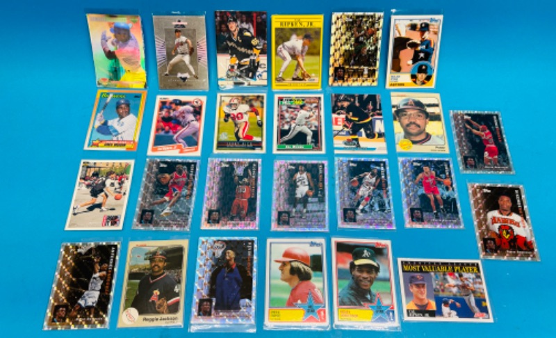 Photo 1 of 151191…collectible sports trading cards in plastic sleeves 