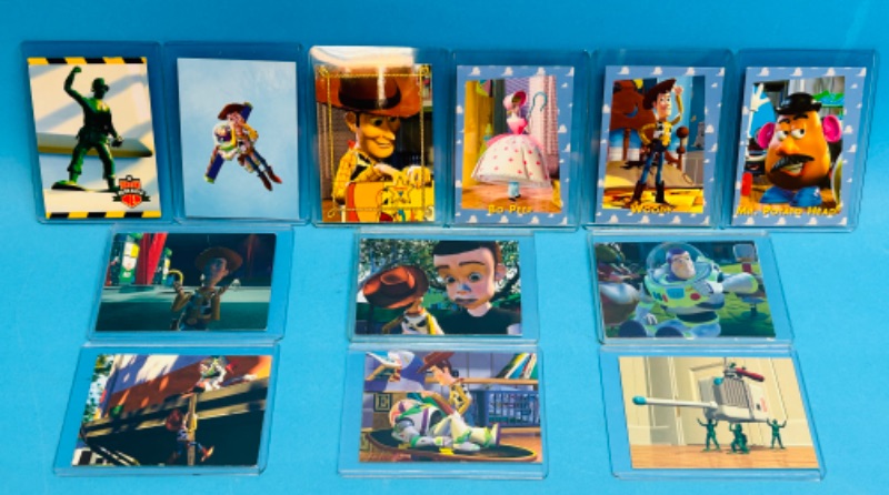 Photo 1 of 151198…12 Disney’s Toy Story cards in hard plastic sleeves 