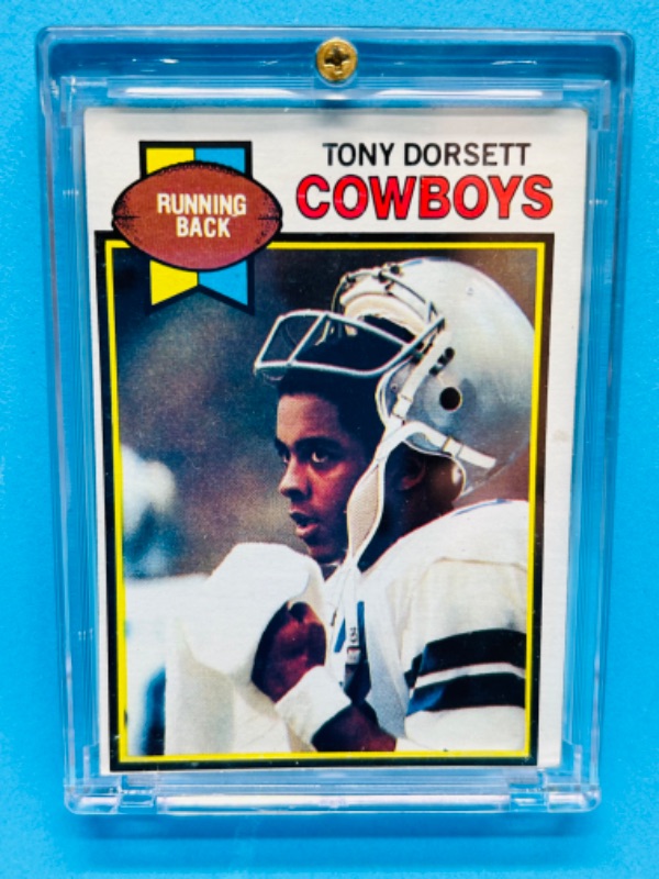 Photo 1 of 151203…1979 topps Tony Dorsett card 160 in hard plastic case 