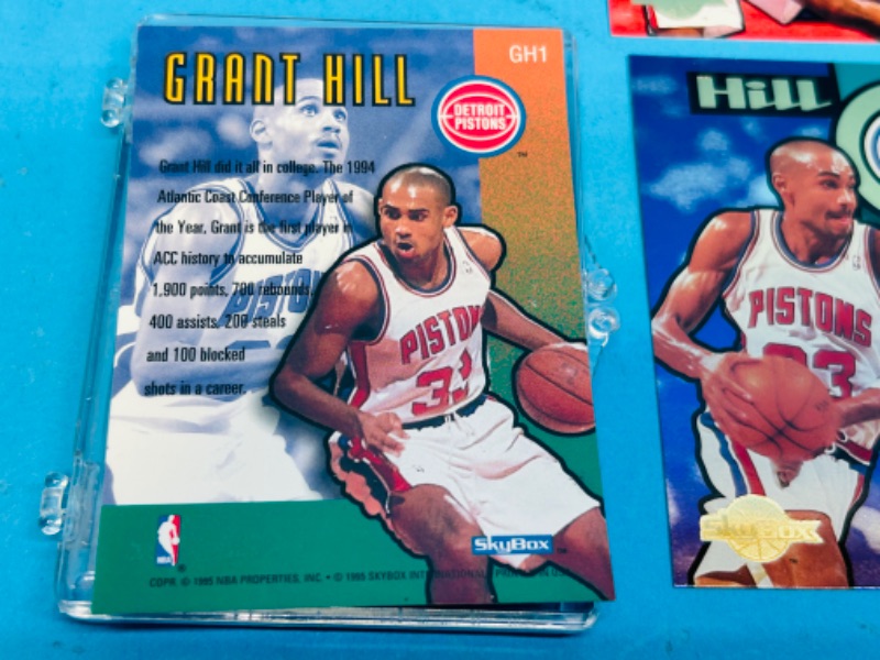 Photo 2 of 151208…skybox Grant Hill holo cards 1-5 in case