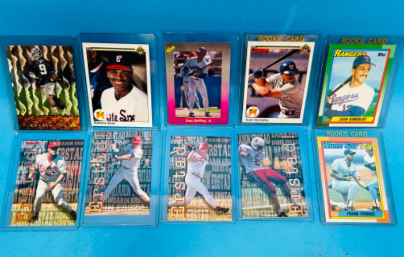 Photo 1 of 151214…Rookie cards in hard plastic sleeves 